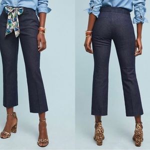Anthropologie Essential Crop Flare size 6